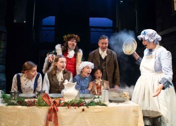 A Christmas Carol is open now at Theatre Three