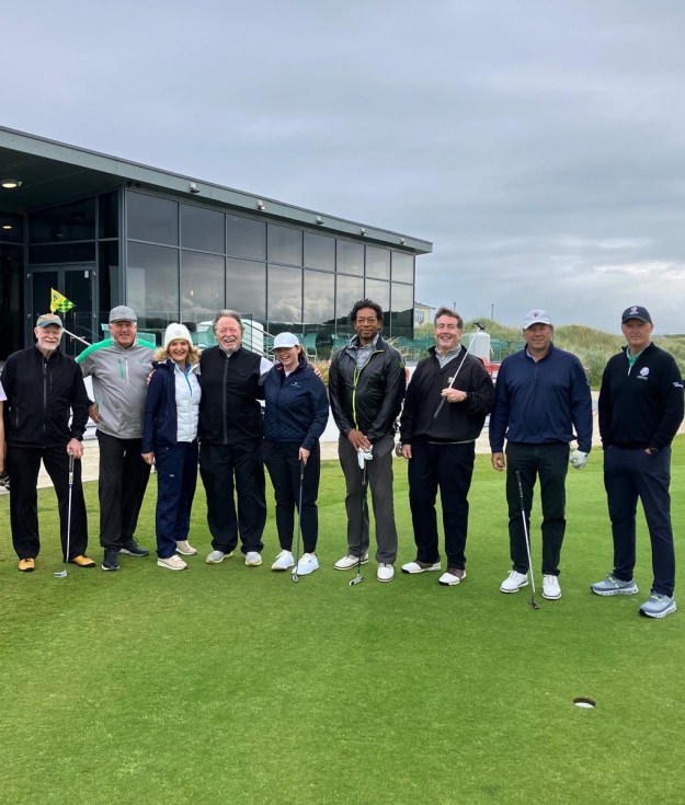 Golf journalists assemble on Ireland