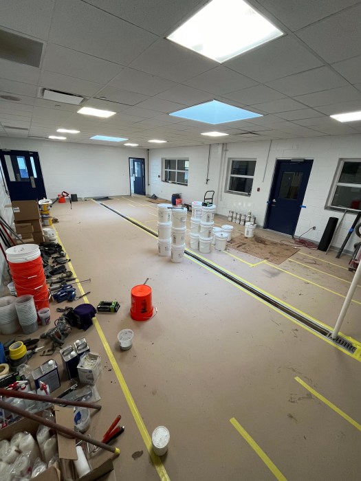 Updated flooring and sewer system repairs are among the renovations at the Southampton Animal Shelter.