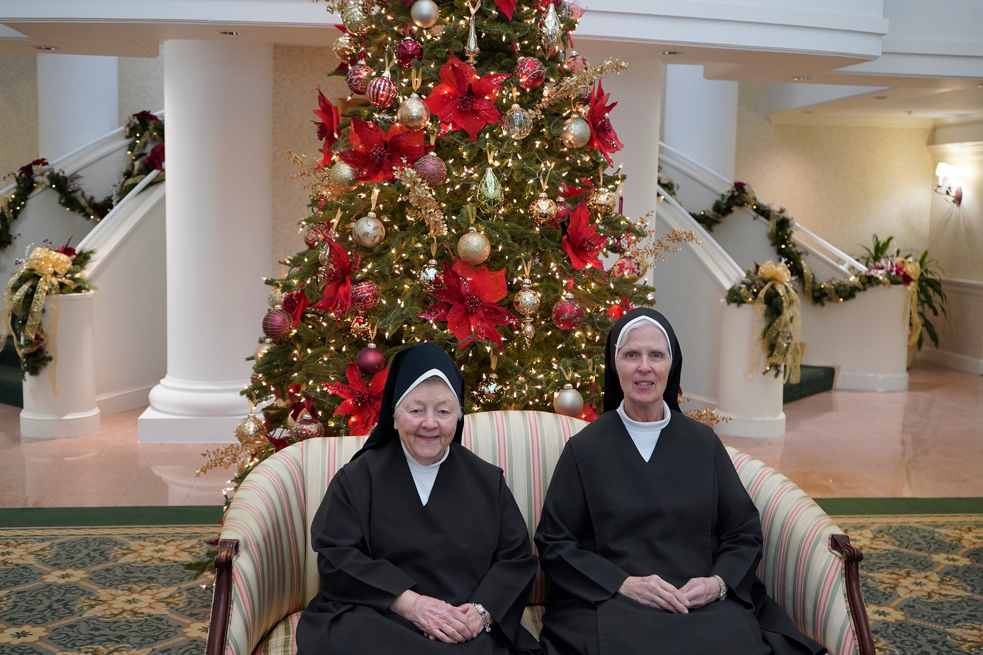 L-R Sister Kevin Lynch and Sister Diane Mack of the Carmelite System