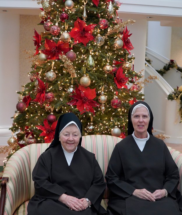 L-R Sister Kevin Lynch and Sister Diane Mack of the Carmelite System
