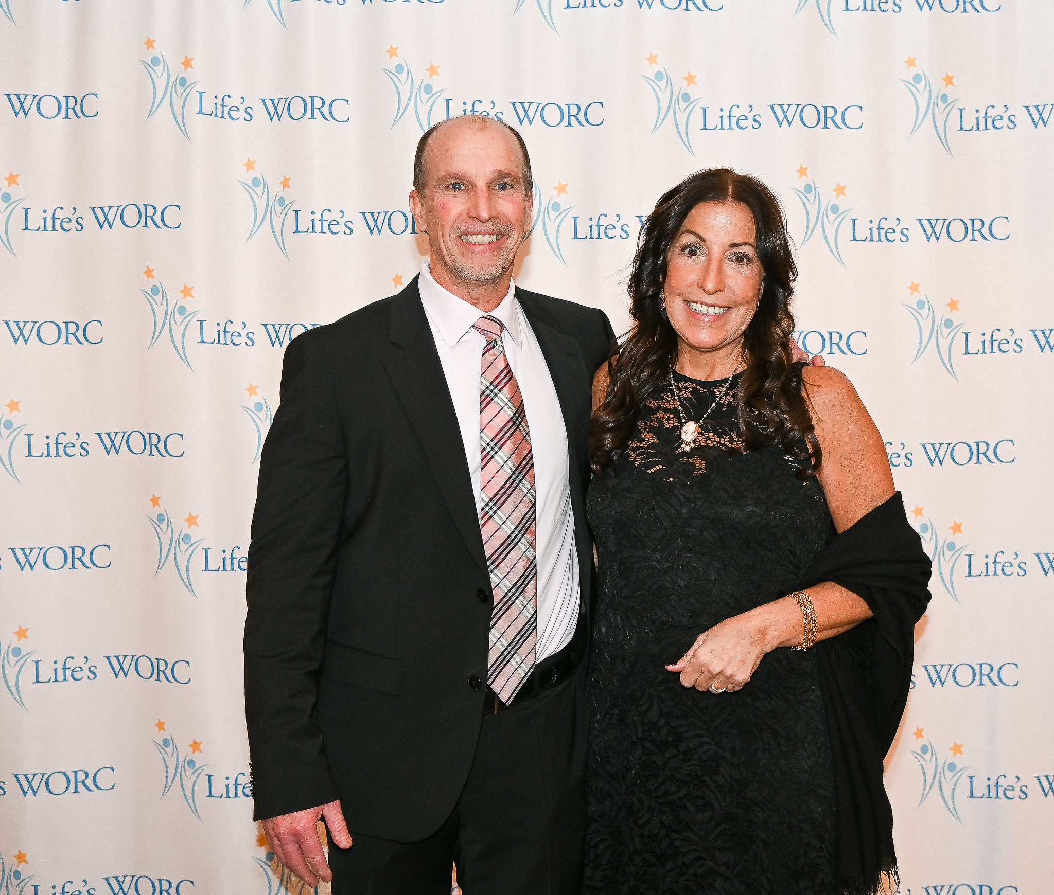 Chris Chruma with his wife Life's WORC Board Chairperson Dawn Del Mastro-Chruma