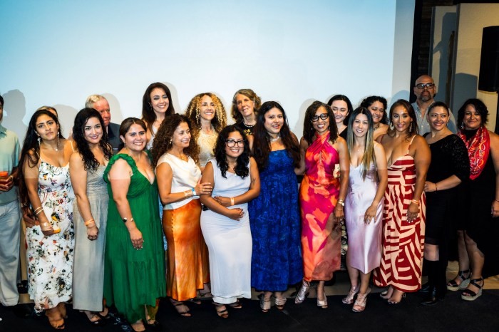 The OLA team and some board members at the 2025 cocktail fundraiser.