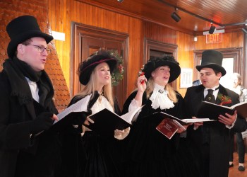 Dickenson Carollers: Heidi Jaye Jules Greaves, Matt Fama & James