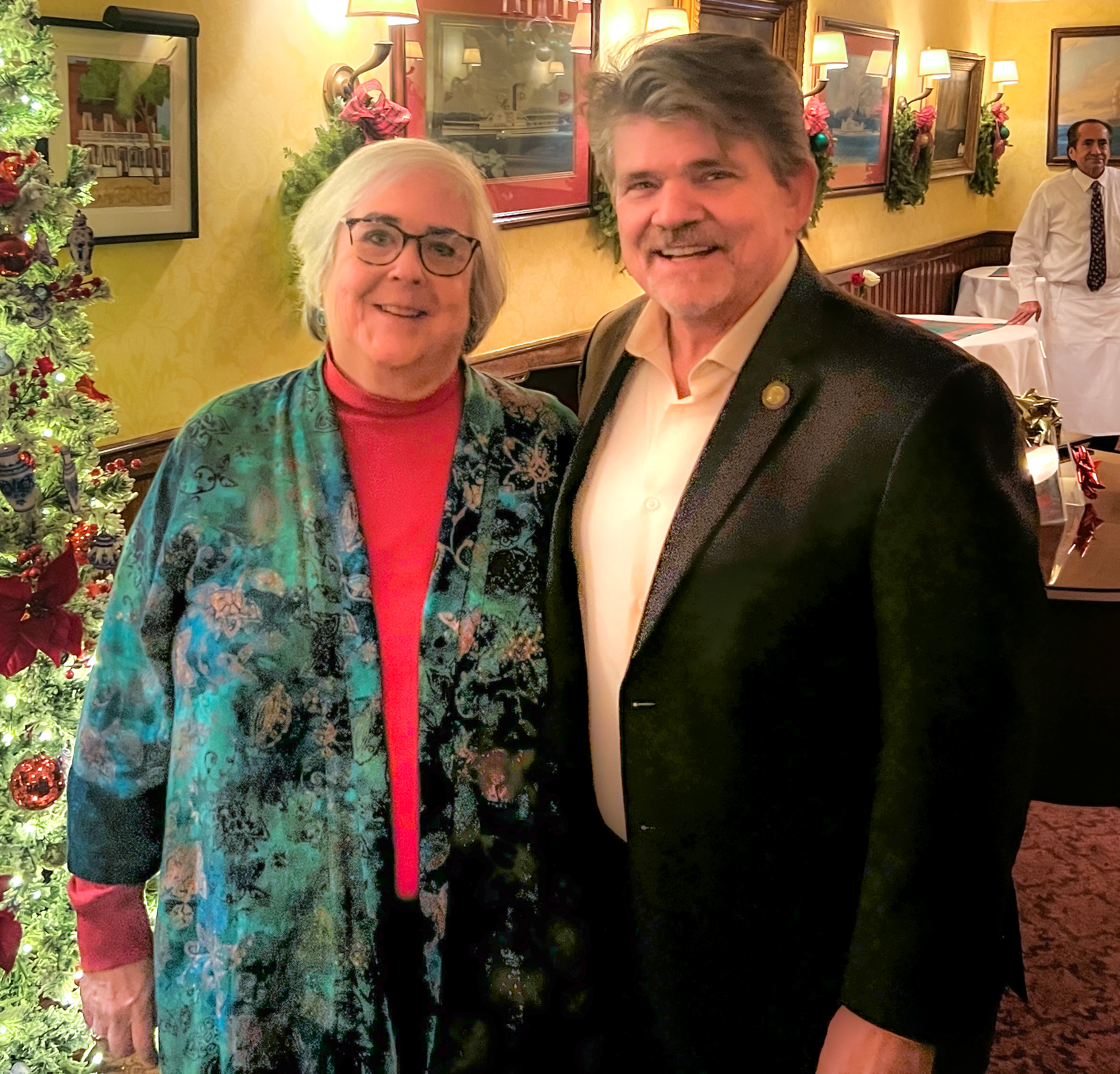 Ellen Dioguardi and Assemblyman Tommy John Schiavoni