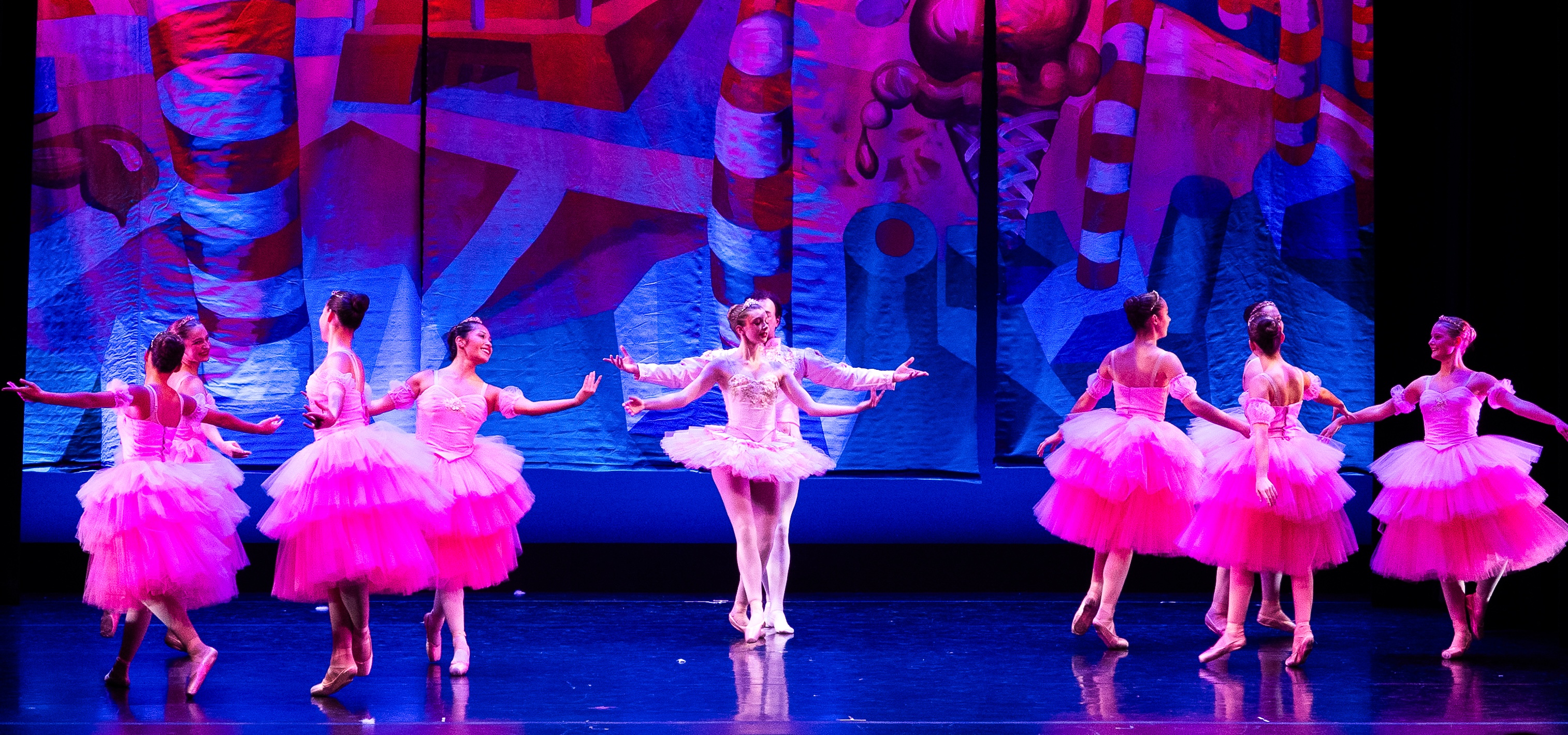 Flower Dancers, Dewdrop Prince and Princess Jacob Taylor, Olivia Quinn