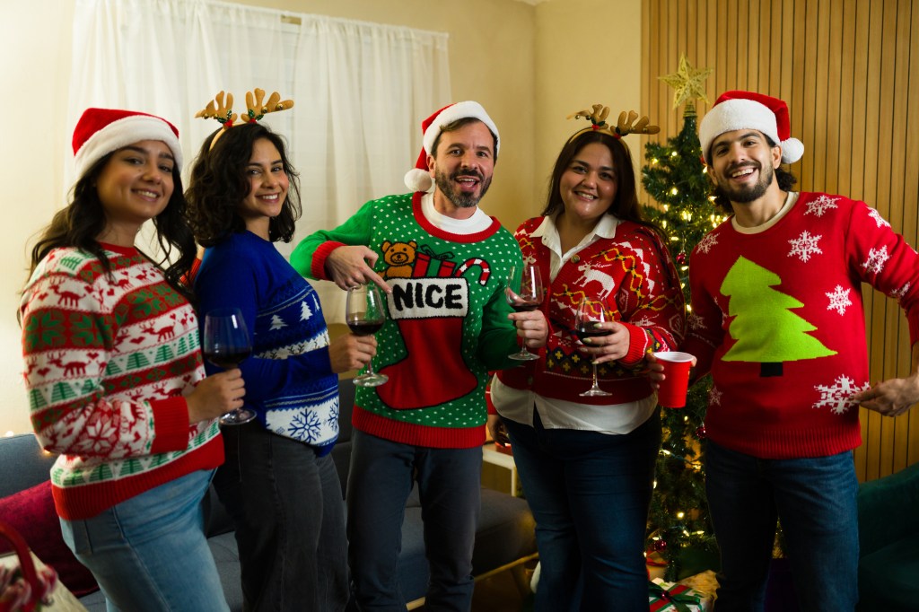 It's ugly sweater party season in the Hamptons