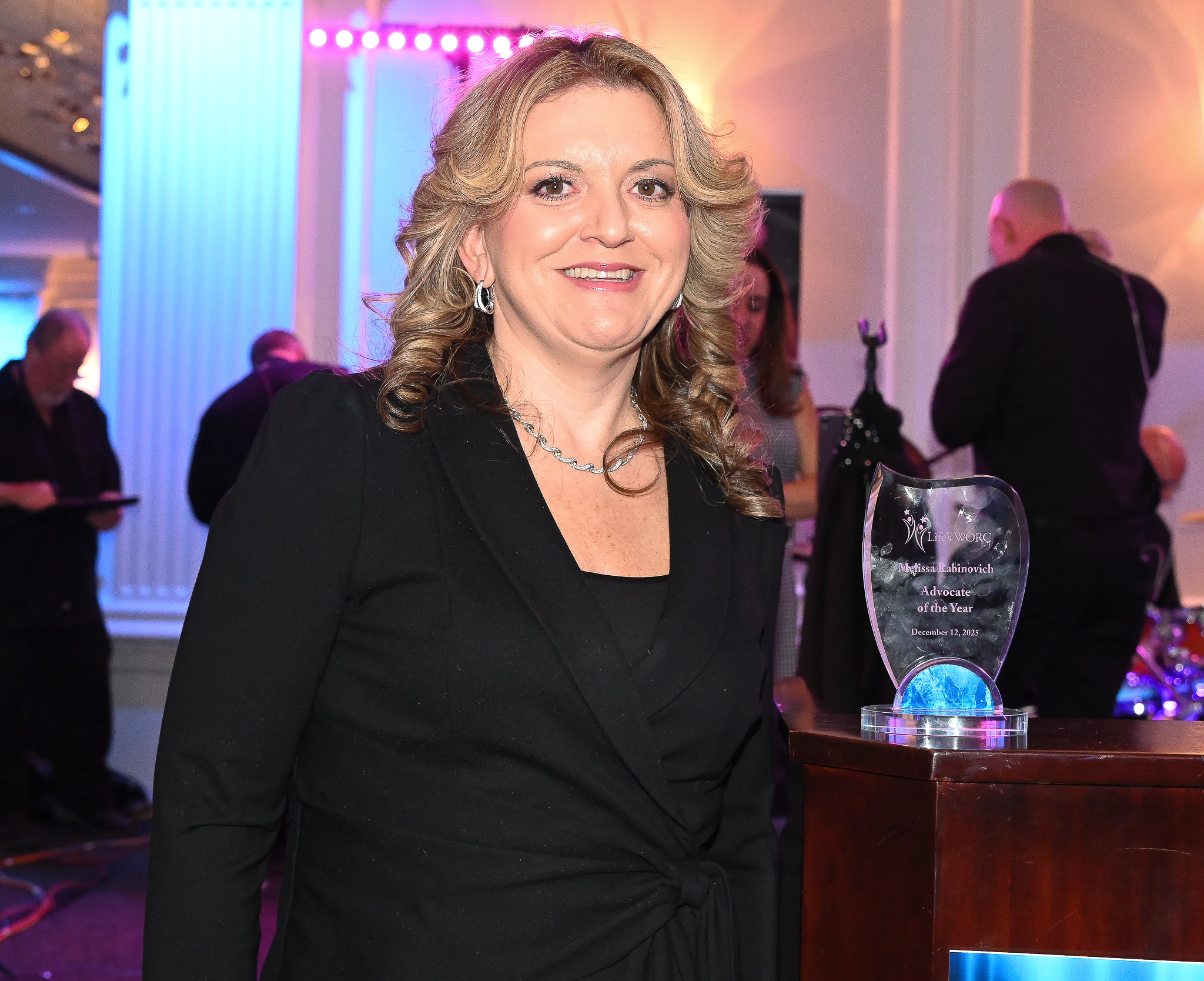 Honoree Melissa Rabinovich, Director of Programming for New York 1 News