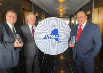 WVVH TV Hamptons TV Ernie and Greg Schimizzi with their NYSBA 2020 Hall of Fame awards