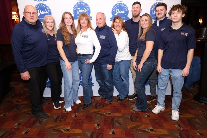 The East End Lobster Bake team, which won Best Clam / Lobster Bake - South Fork, at the 2025 Dan's Best of the Best party.