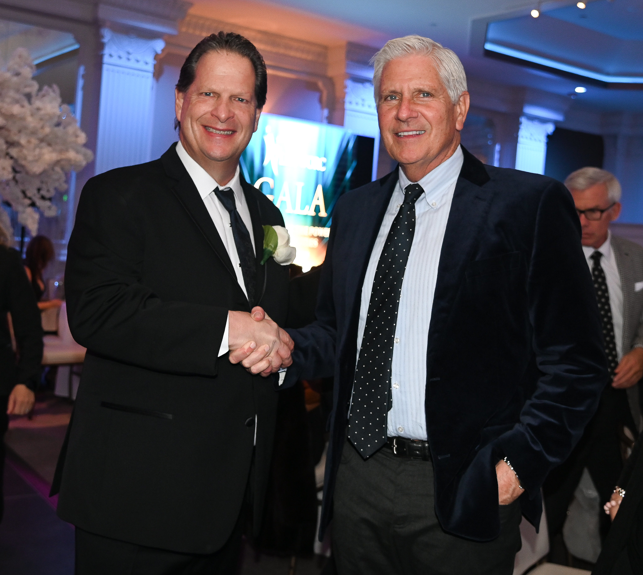 John Pfeifer, Life's WORC CEO with Nassau County Executive Bruce Blakeman