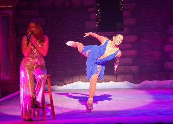 Nancy Kerrigan and Shannon Gibbons in Holiday Spectacular on Ice.