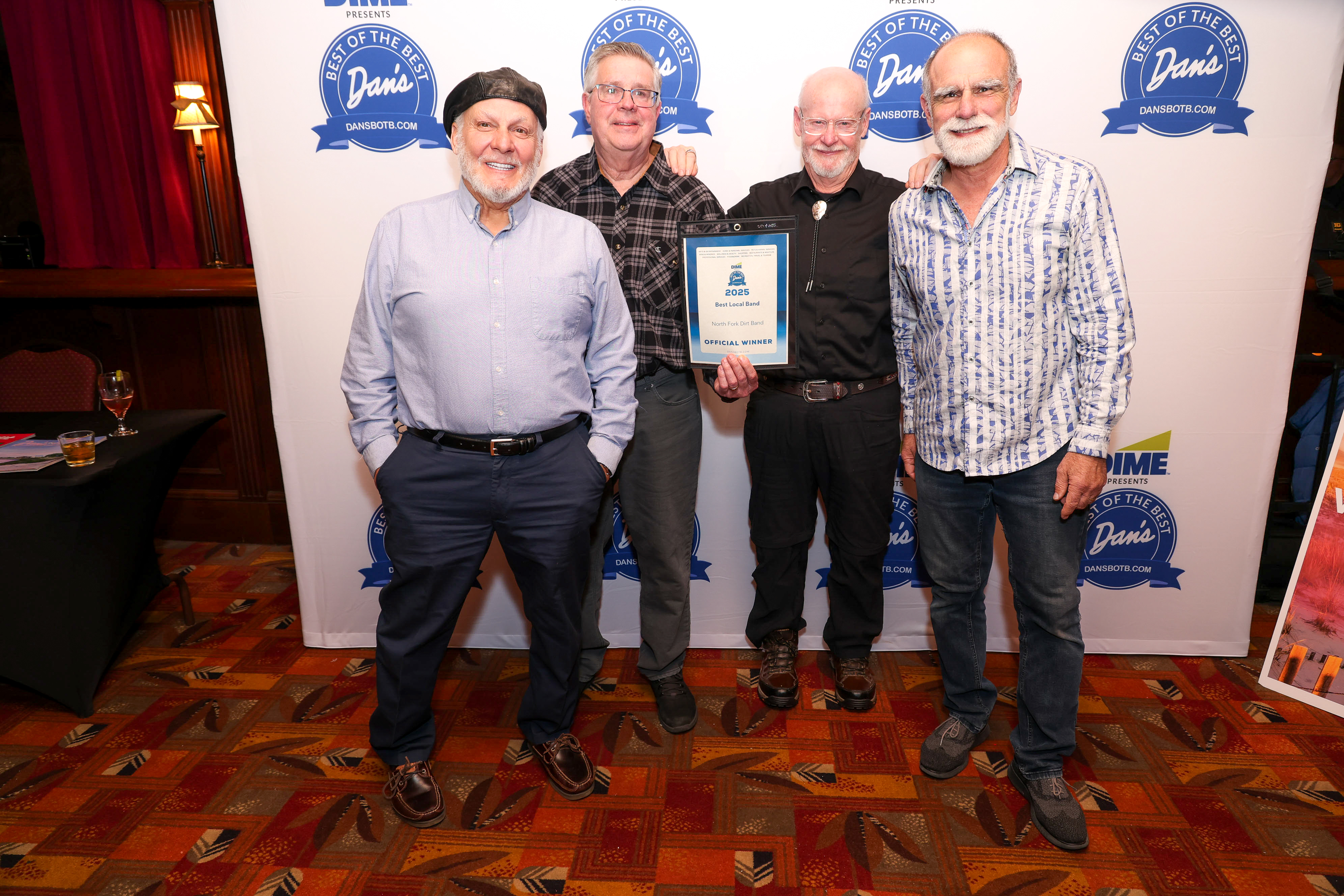 Cianan Brennan, Jaden Brocchini, Vince Boyack, and Luke Fulkerson, North Fork Dirt Band