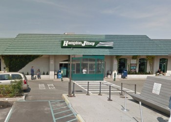 The Omni building/Jitney stop in Southampton