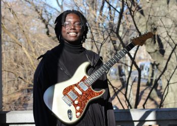 Emmanuel Michael of the Emmanuel Michael Trio is playing at Duck Creek