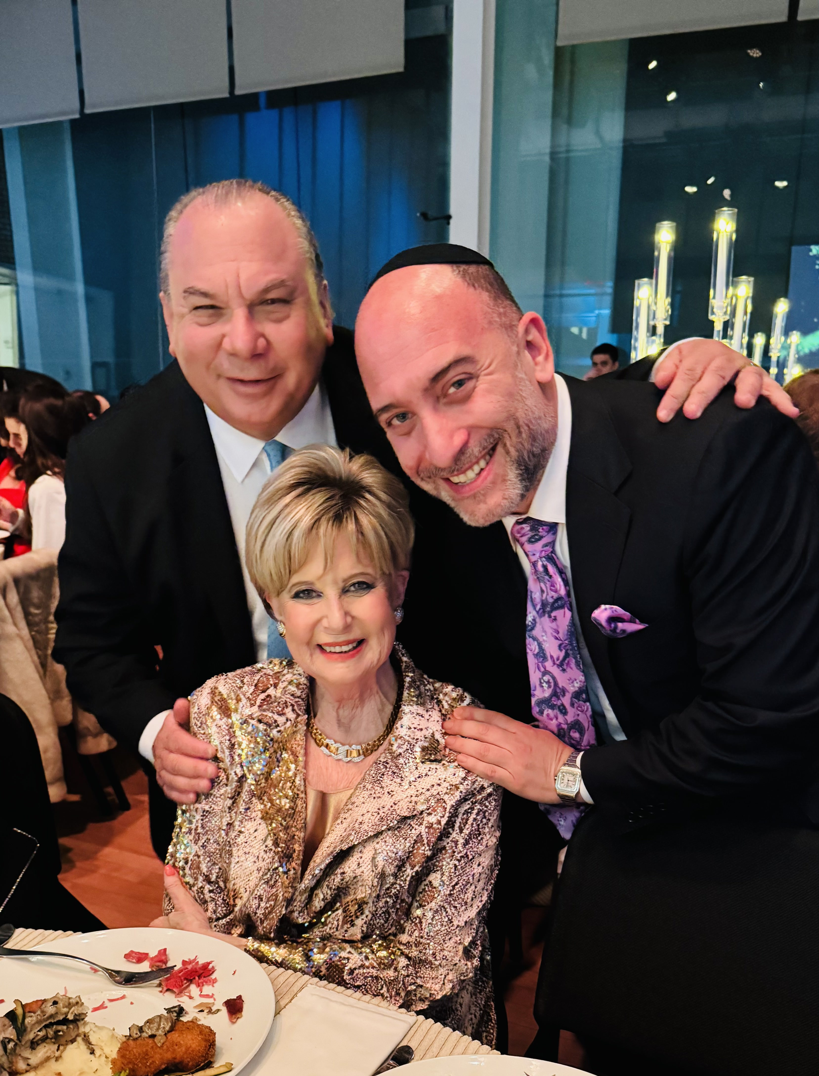 Rabbi Marc Schneier, Sandra Cahn, Cantor Netanel Hershtik