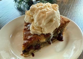 Tollhouse Cookie Pie.