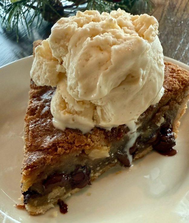 Tollhouse Cookie Pie.