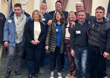 Southampton Town officials and Luv Michael organizers celebrated the funding passage. (Town of Southampton)