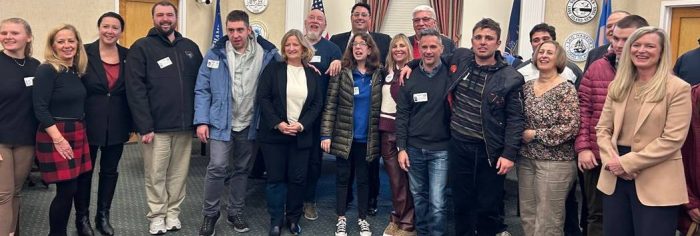 Southampton Town officials and Luv Michael organizers celebrated the funding passage. (Town of Southampton)