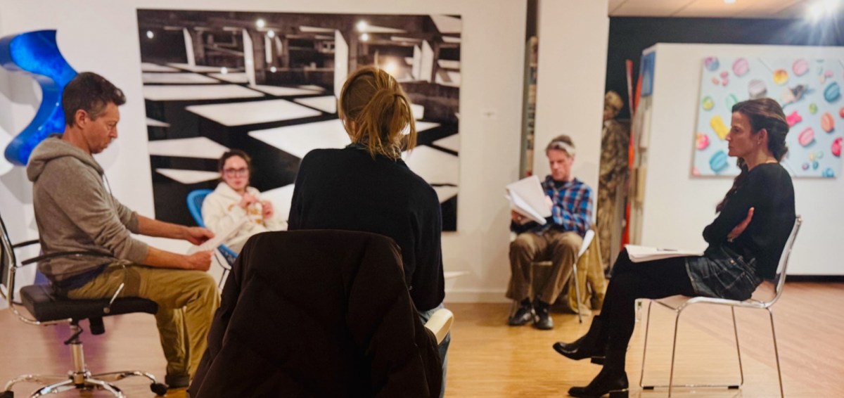 Accabonac Theater Project rehearses "This Land Is Your Land,"