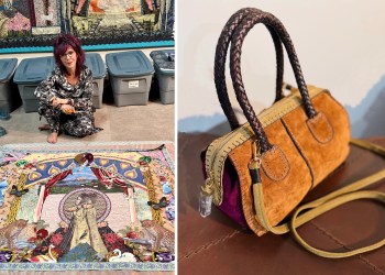Amy Zerner and her Bliss Barrel Bag collaboration with Carlos Falchi