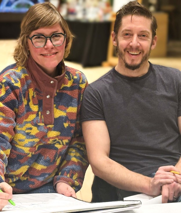 Artist's Jackie Hoving, Norm Paris