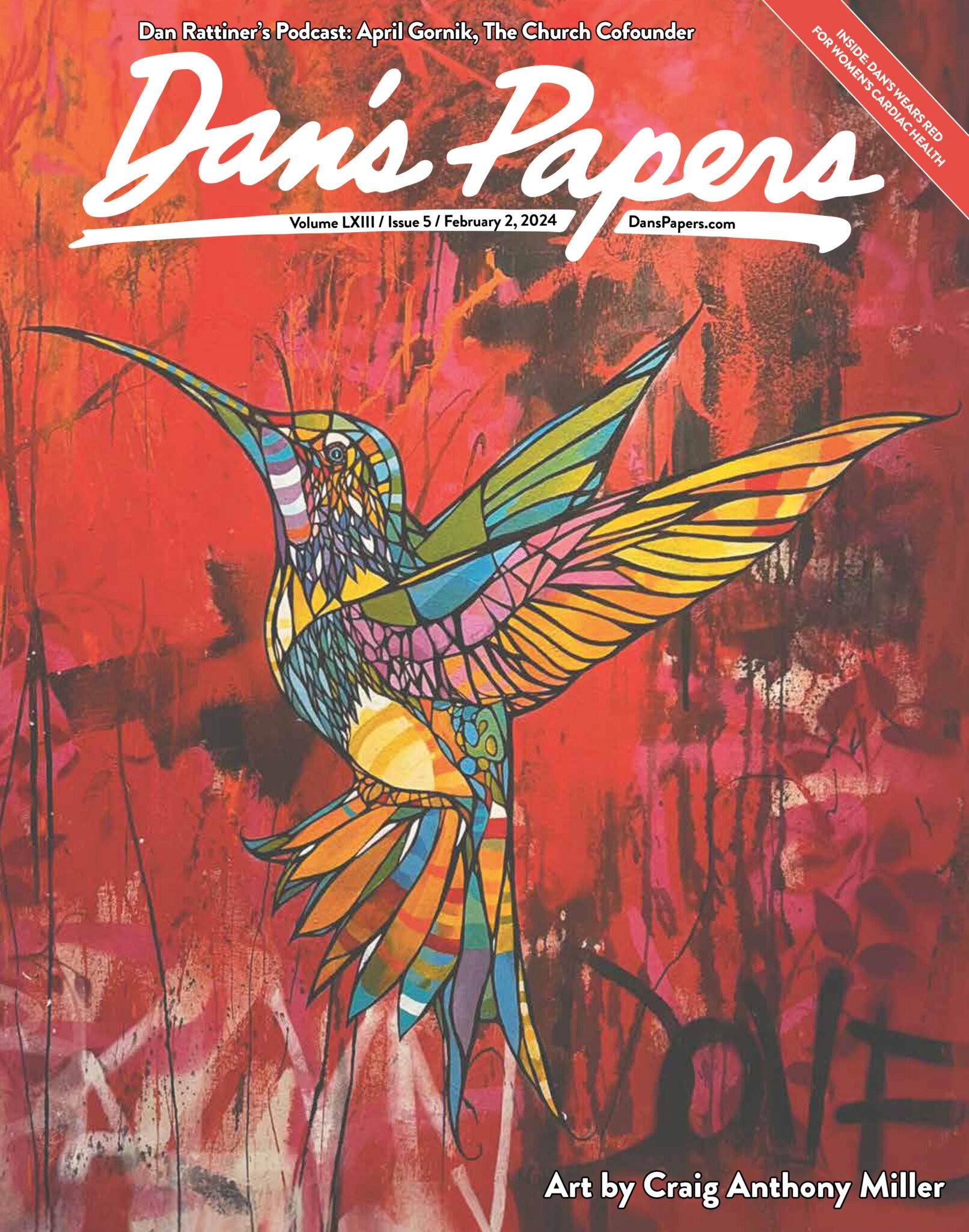 February 2, 2024 Dan's Papers cover art by Craig Anthony Miller