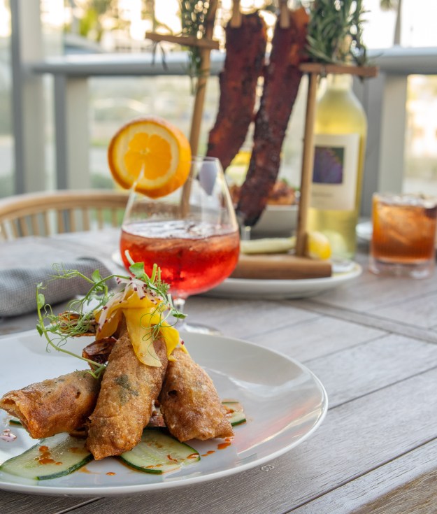The Crispy Prawns Spring Roll at SeaHawk Prime.
