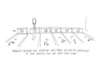 Pool Cartoon by Dan Rattiner