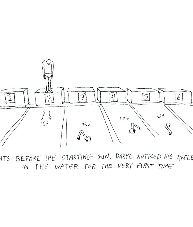 Pool Cartoon by Dan Rattiner