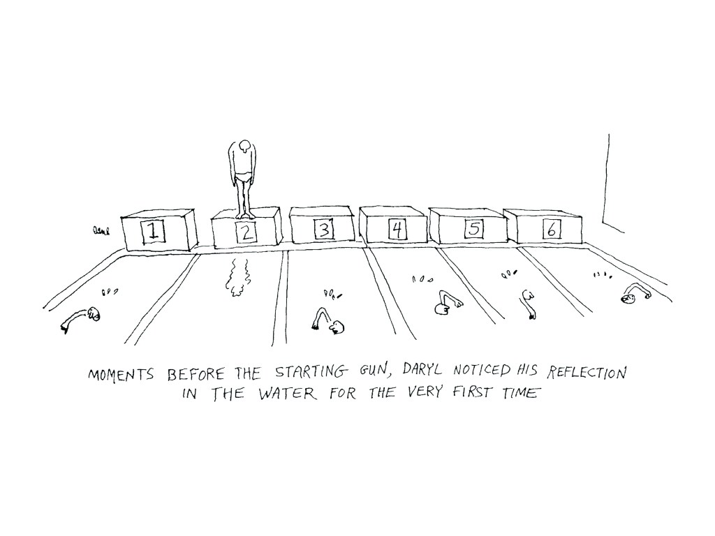 Pool Cartoon by Dan Rattiner