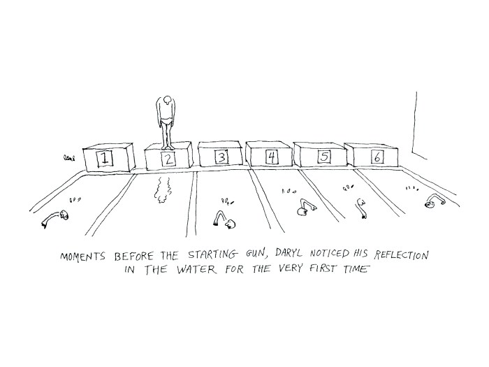 Pool Cartoon by Dan Rattiner