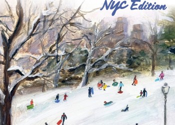 Winter 2026 Dan's Papers NYC Edition cover art by Christine D'Addario
