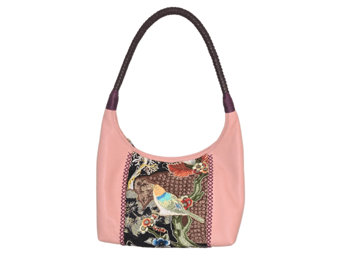 Amy Zerner and Carlos Falchi Dusty Rose Nightingale Bag