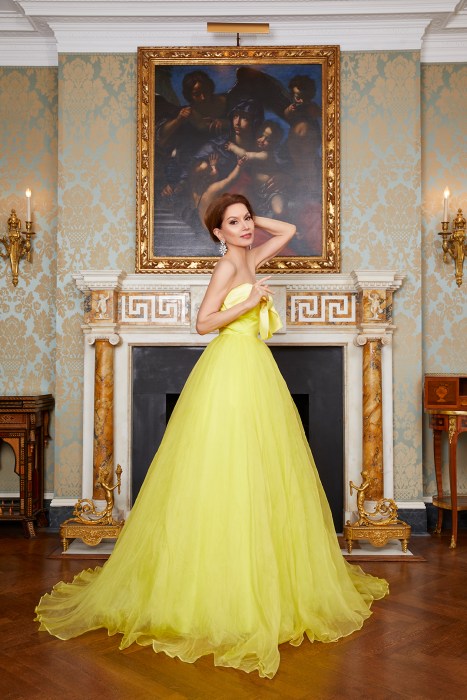 Jean Shafiroff in gown by Malan Breton