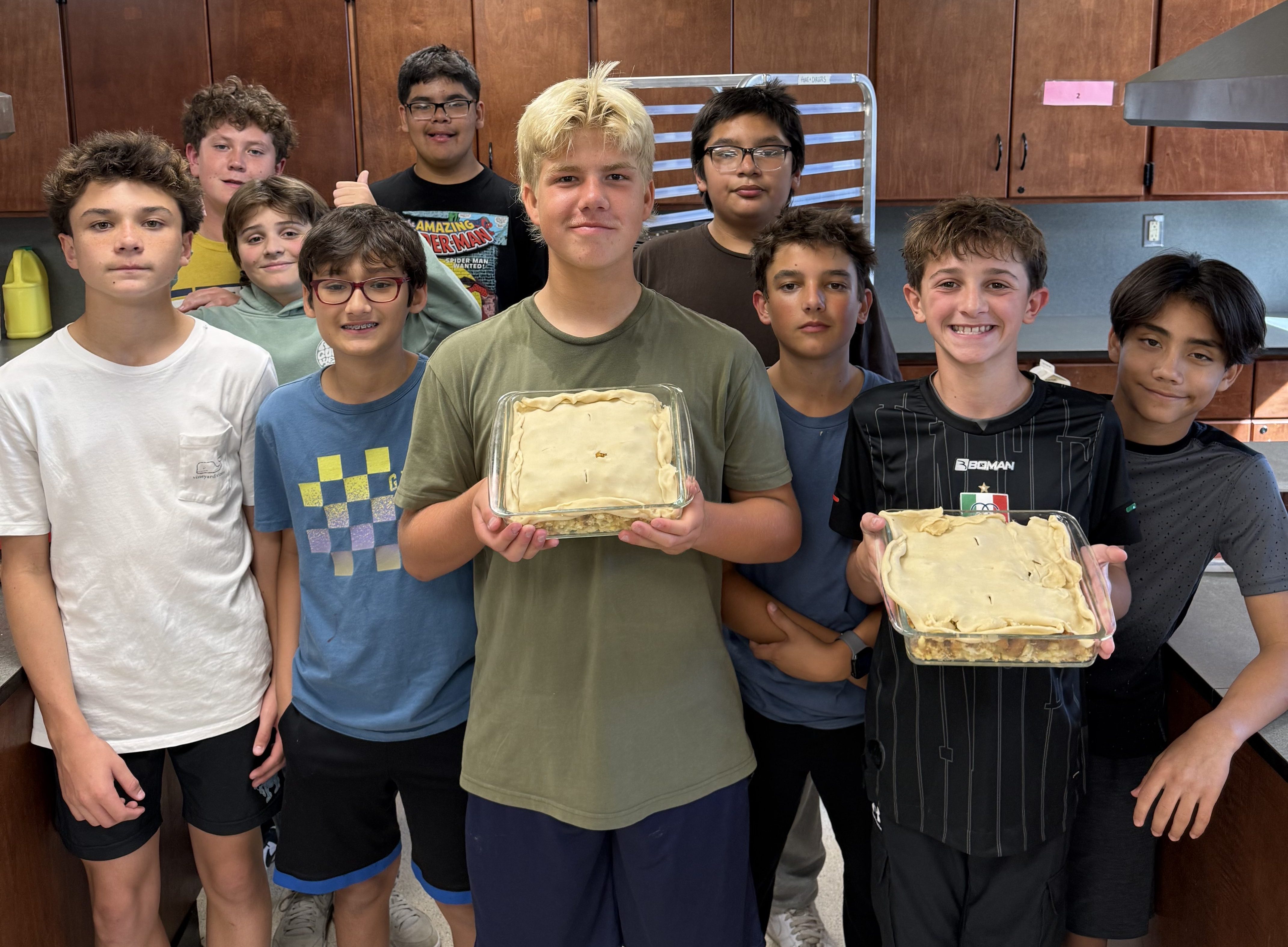 Southampton Intermediate School students celebrate a win in Cornell University’s New York Agriculture in the Classroom Mac and Cheese Challenge