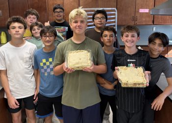 Southampton Intermediate School students celebrate a win in Cornell University’s New York Agriculture in the Classroom Mac and Cheese Challenge