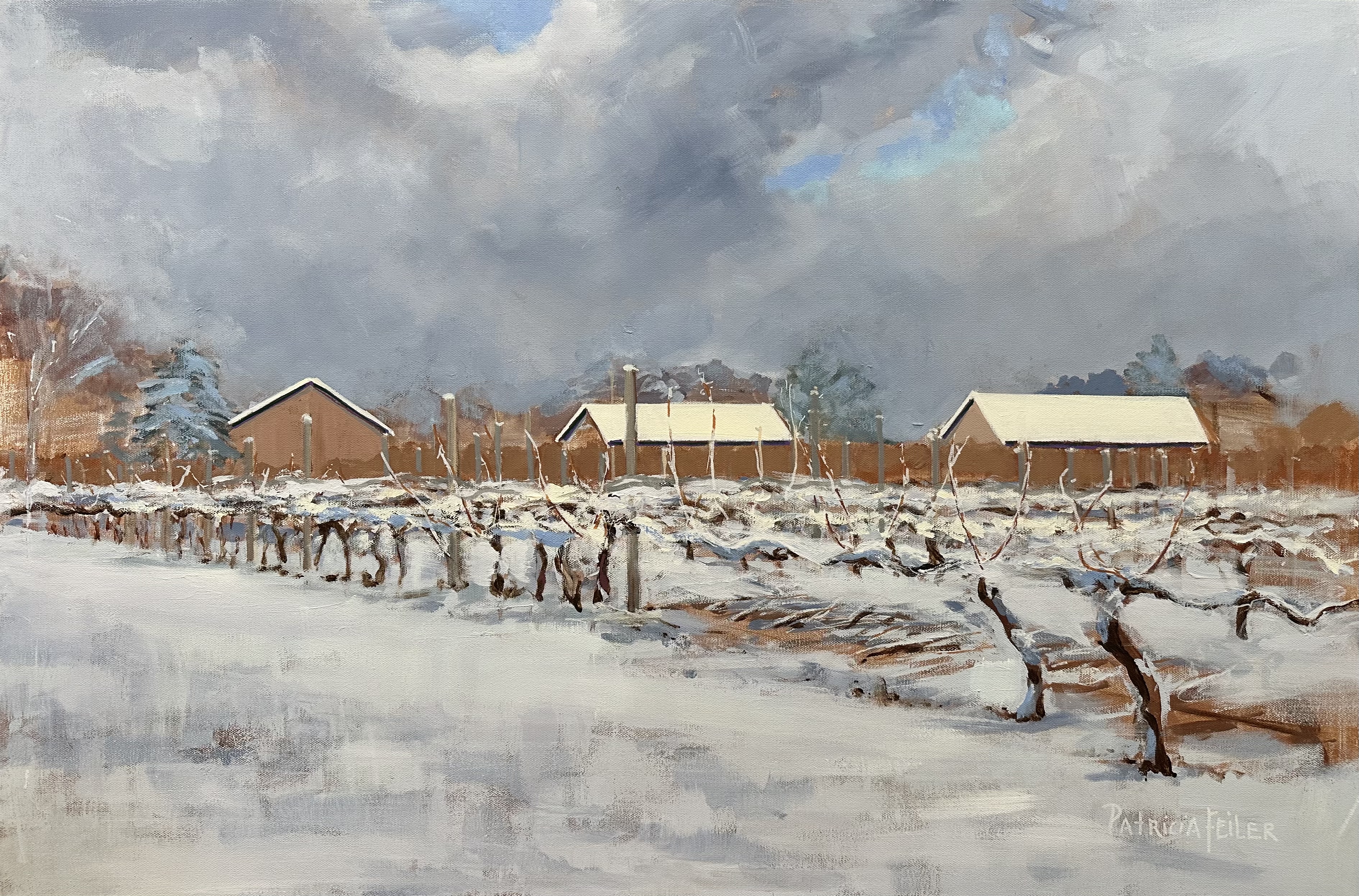 "Winter Day at Borghese" by Patricia Feiler