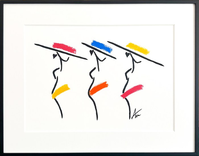"St. Tropez Sirens" by Alan Walsh, Courtesy DTR Modern