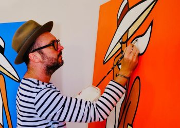 Alan Walsh painting, Courtesy DTR Modern