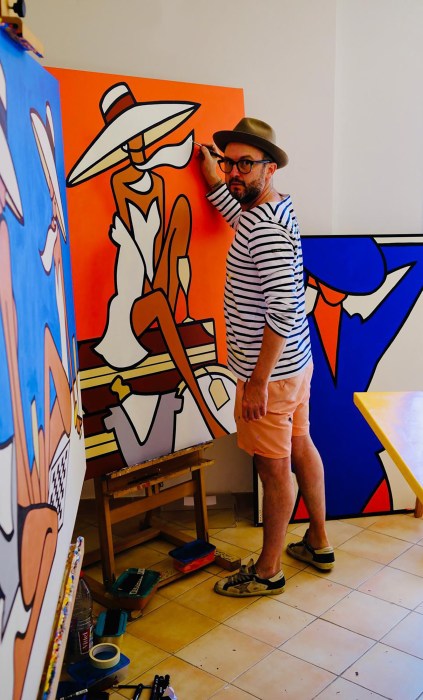 Alan Walsh painting, Courtesy DTR Modern