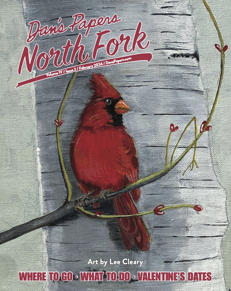 February 2024 Dan's Papers North Fork cover art by Lee Cleary