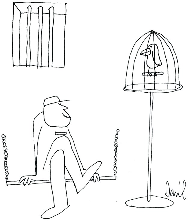 Jail Cartoon by Dan Rattiner