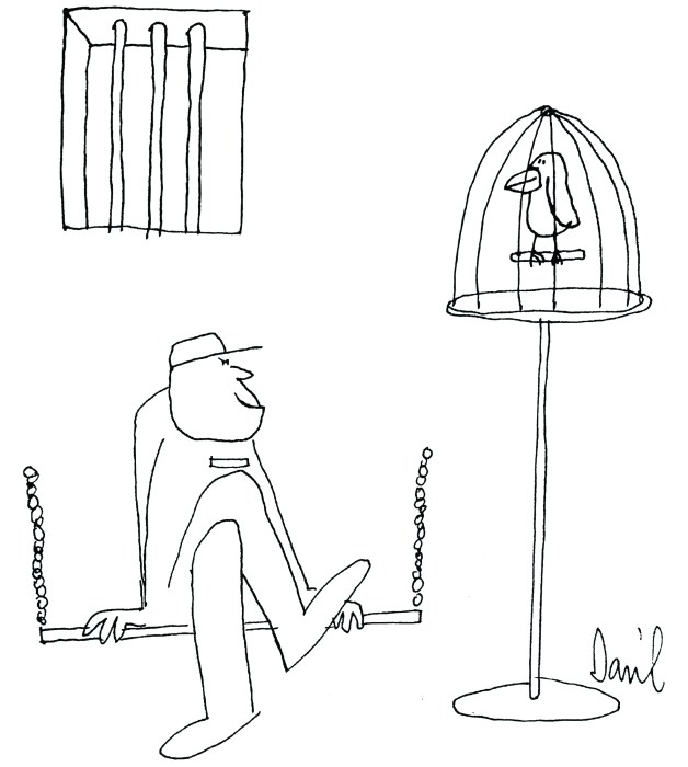 Jail Cartoon by Dan Rattiner
