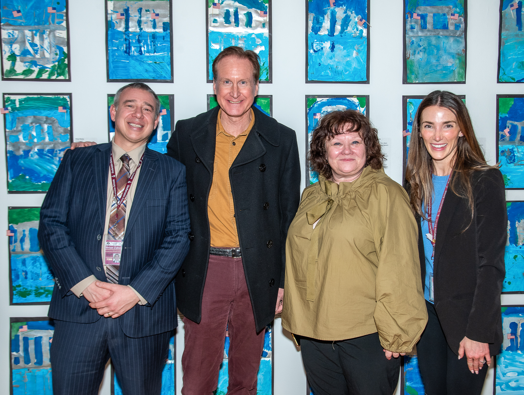 Dr. Brian Zahn, Southampton Village Mayor Bill Manger, Christina Strassfield, Melissa Danowski