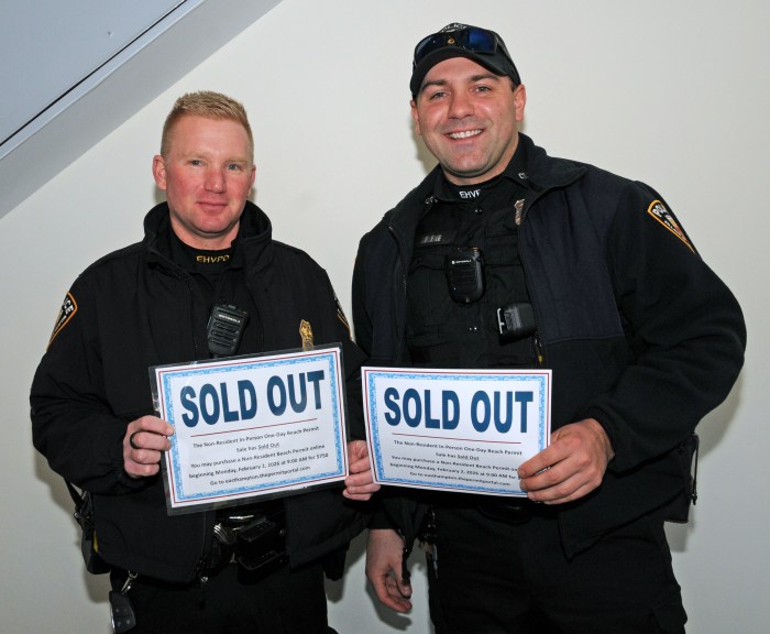 EH Village Police Sergeants Rich Sperber and Rob Greene