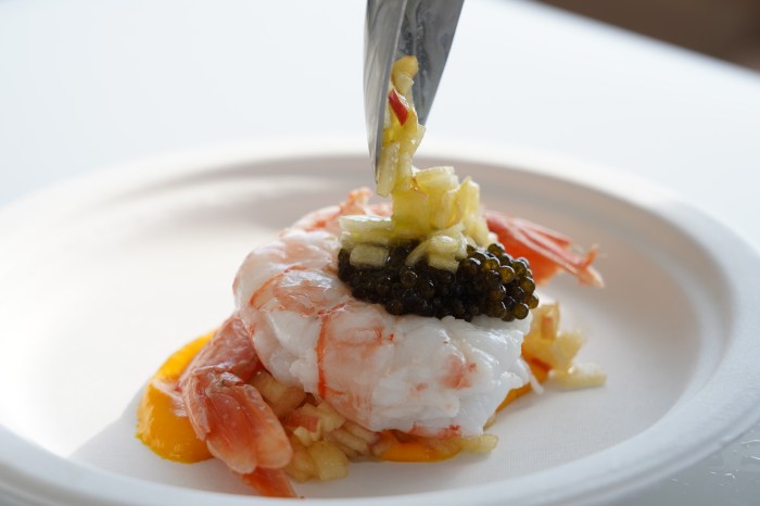 Delicious bites like this one can be found at Dan's Taste Chefs of the Hamptons on July 23.