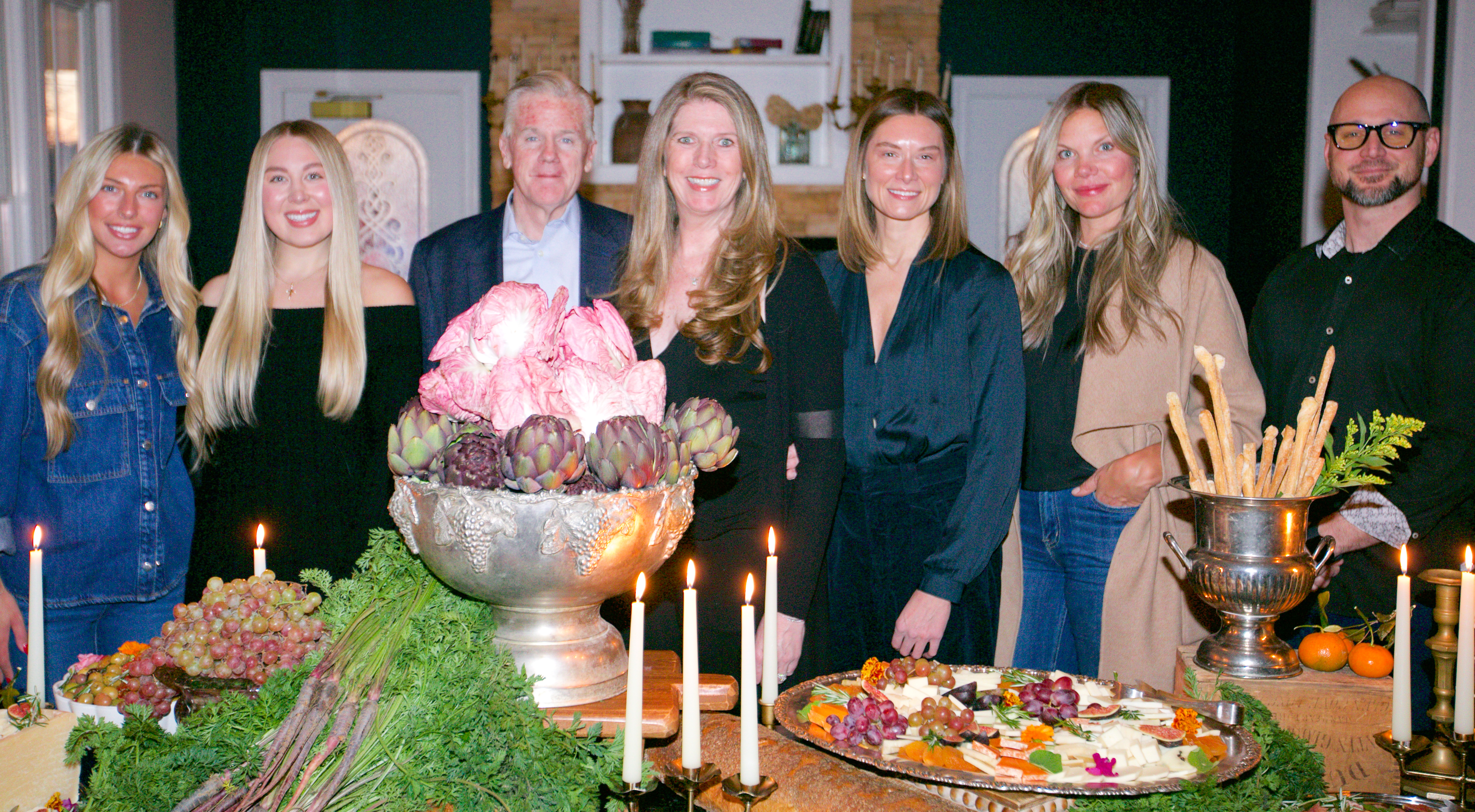 Erin Tully, Rita Ellis, Paul Kolinsk, Kerry Wilkie, Chef Megan Huylo, Chef Lauren Lombardi, Joe Coleman