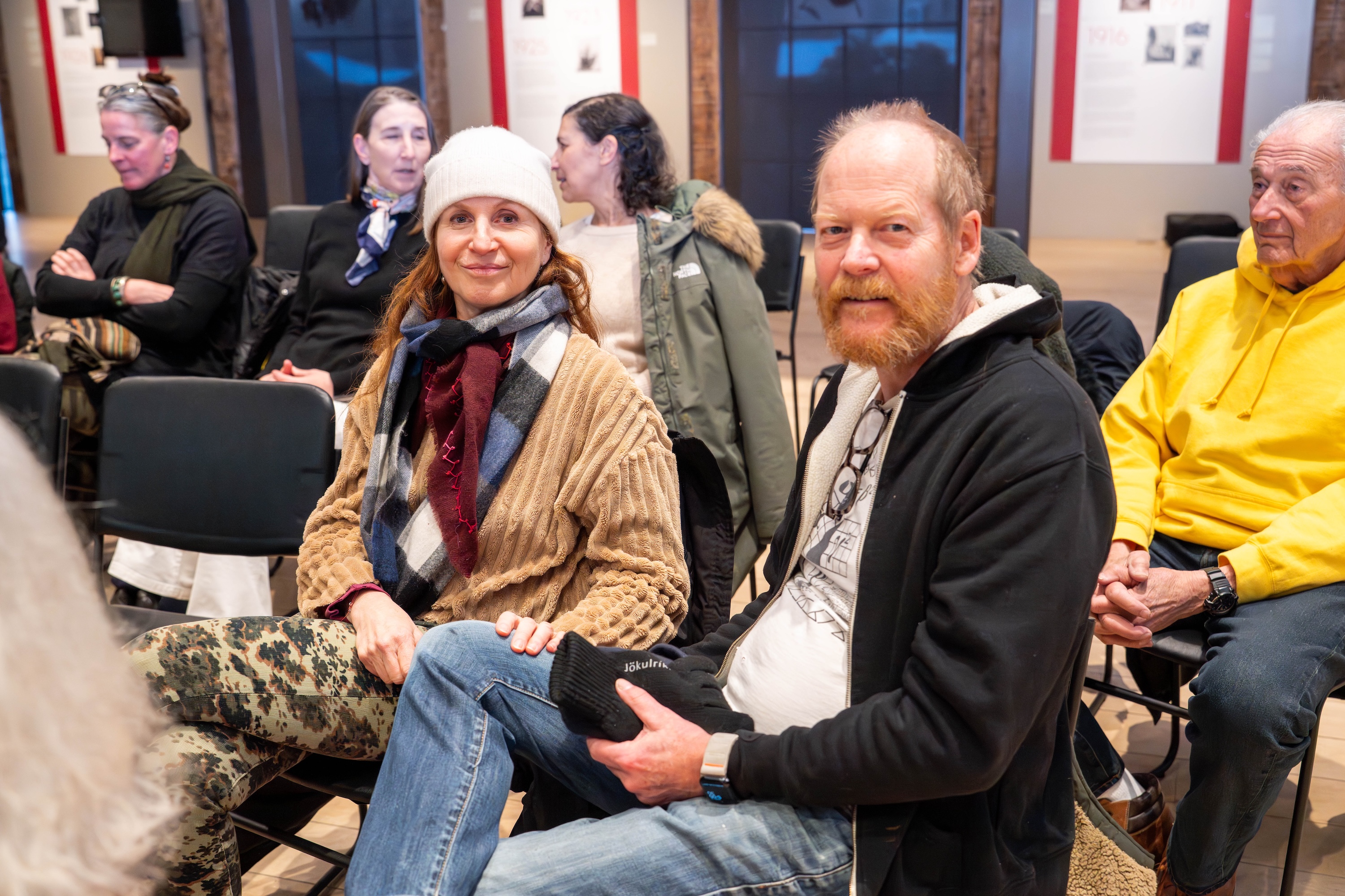 Francine Fleischer and Mark Webber